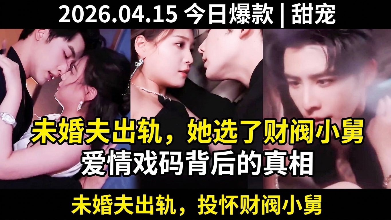 当出轨未婚夫遇上渣男舅舅，爱情戏码背后的真实故事