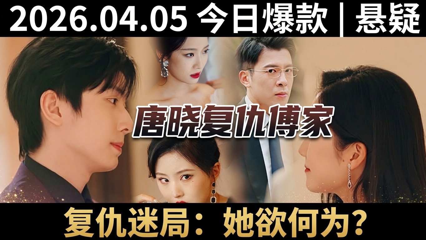 复仇的秘密：唐晓潜入傅家的惊险故事