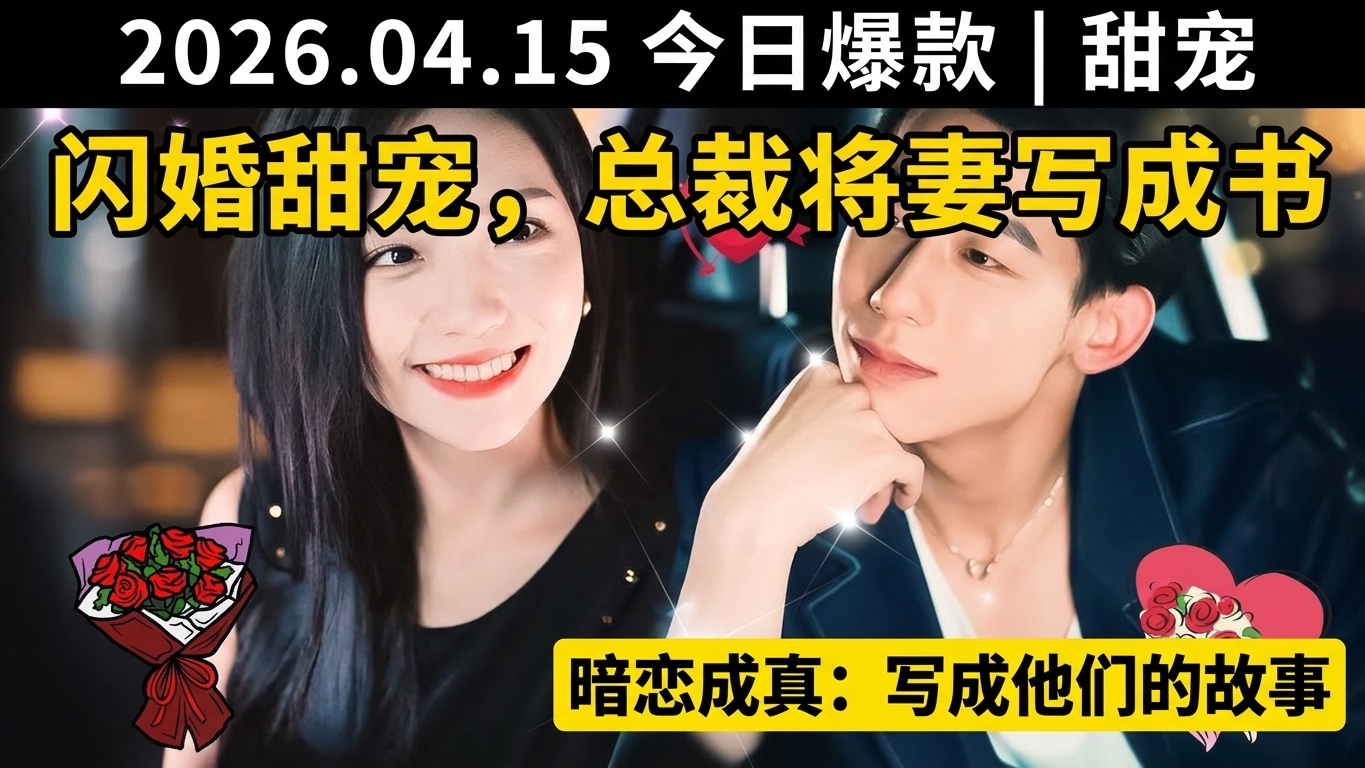 闪婚甜宠，总裁的小说与老婆的身影