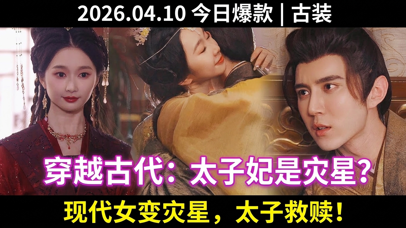 穿越古代的甜宠短剧：《太子妃是天降灾星》