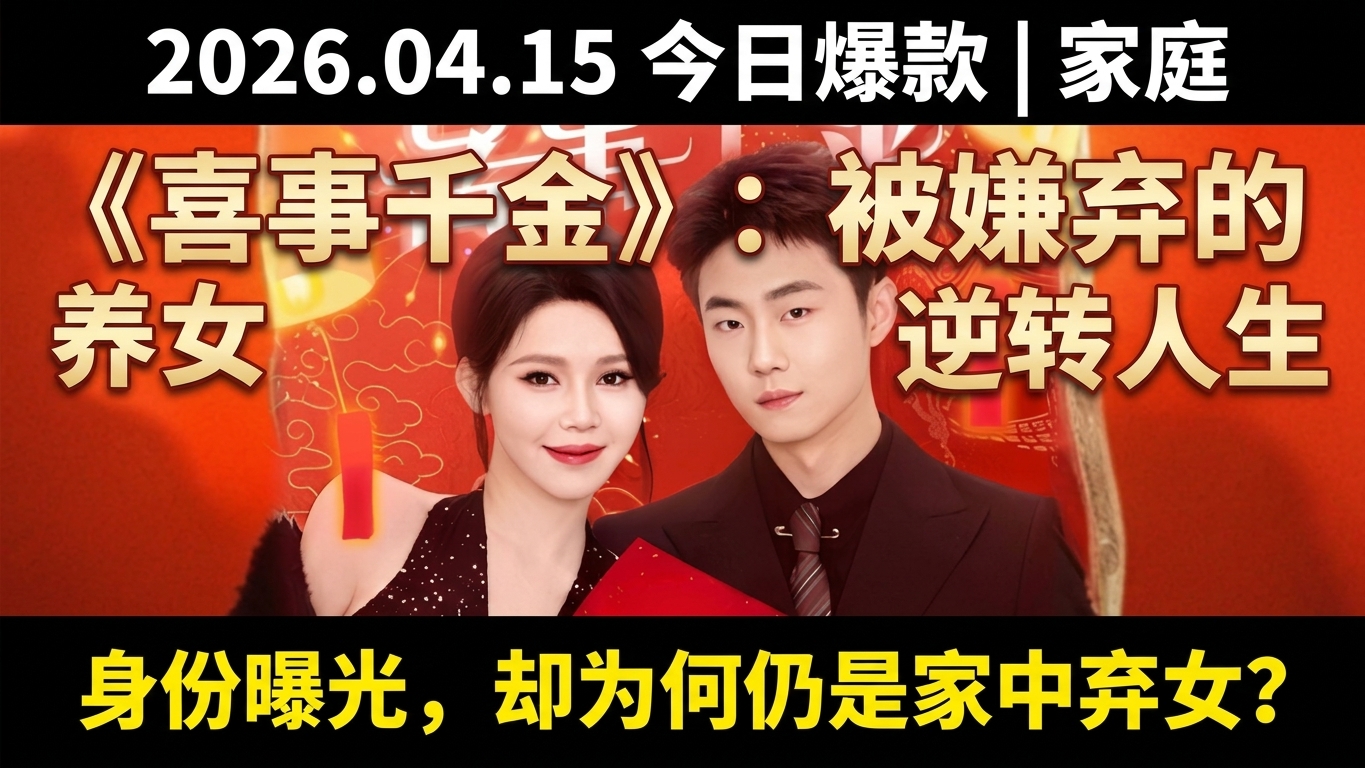 《喜事千金》：被嫌弃的养女逆转人生，揭开身份真相！