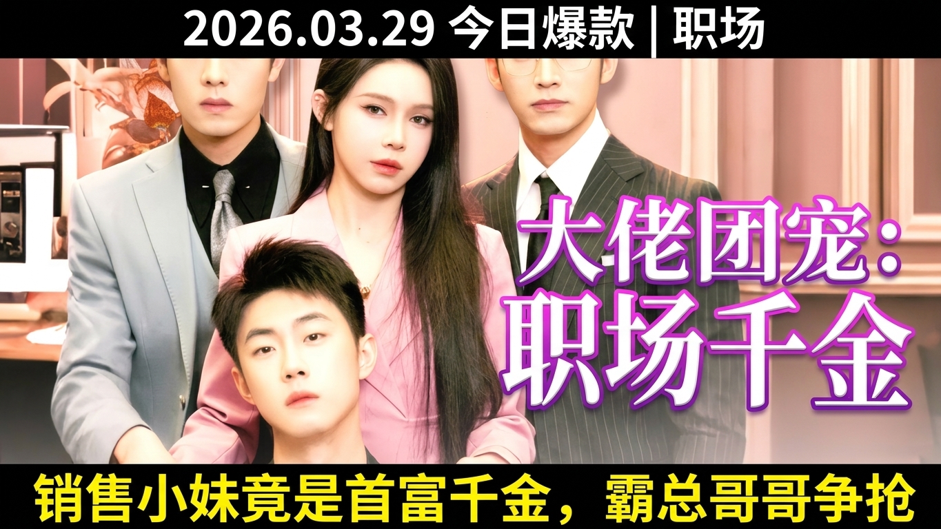 職場甜寵短劇《三位大佬團寵千金》