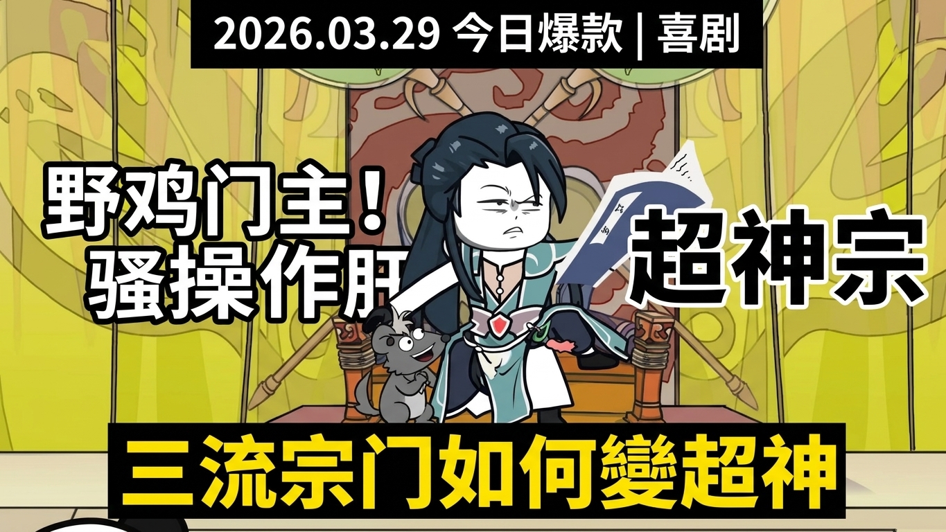 穿越成野鸡宗门门主！骚操作肝成超神宗门，一口气看完