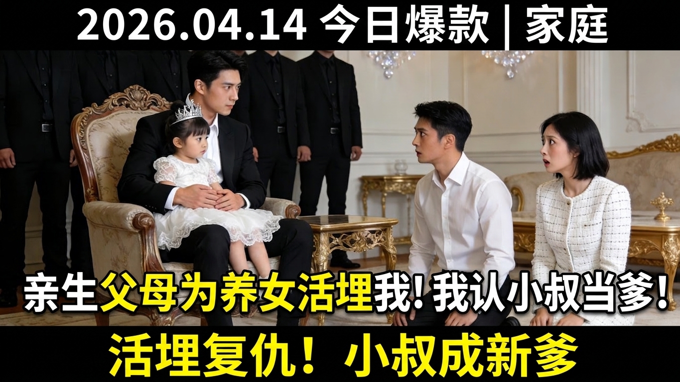 亲生父母为养女活埋我！我认小叔当爹调教他成福布斯首富，父母跪哭求饶我冷笑：晚了！