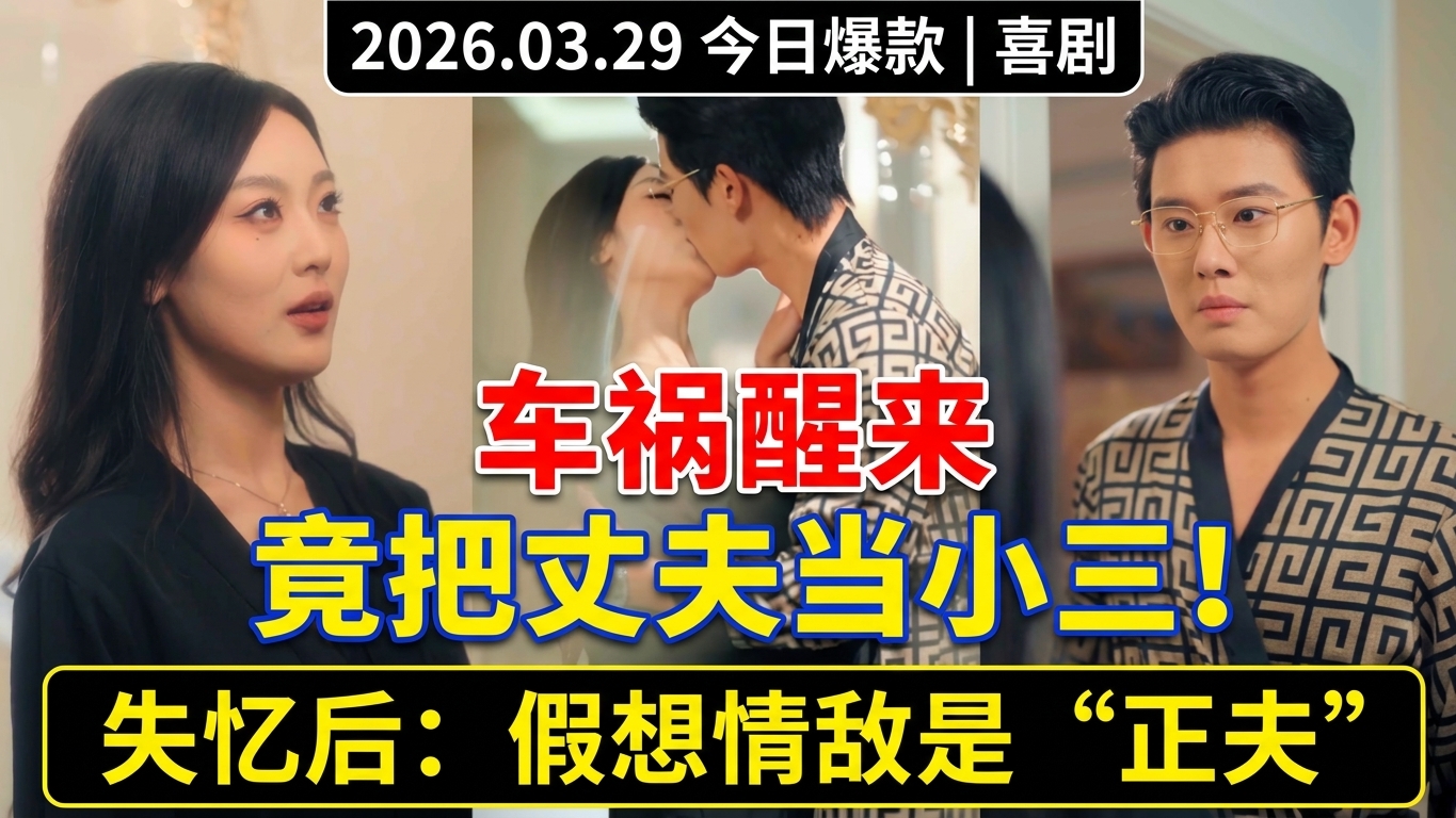 车祸醒来丈夫自称小三！假想情敌“正夫”闹剧，她憋笑配合：季总清醒点！