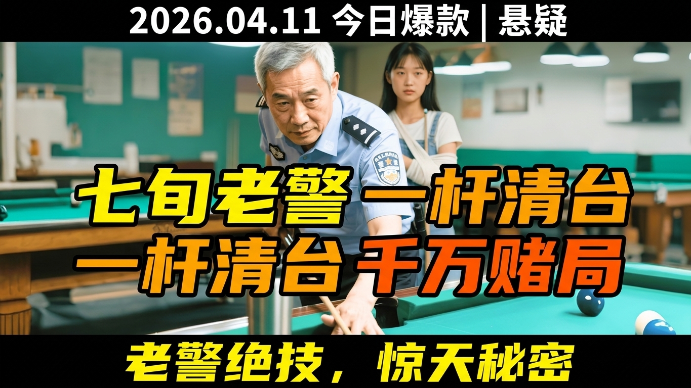 七旬老头端杯抖颤一杆清台！孙女千万赌债瞬间逆转，诈骗团伙一窝端