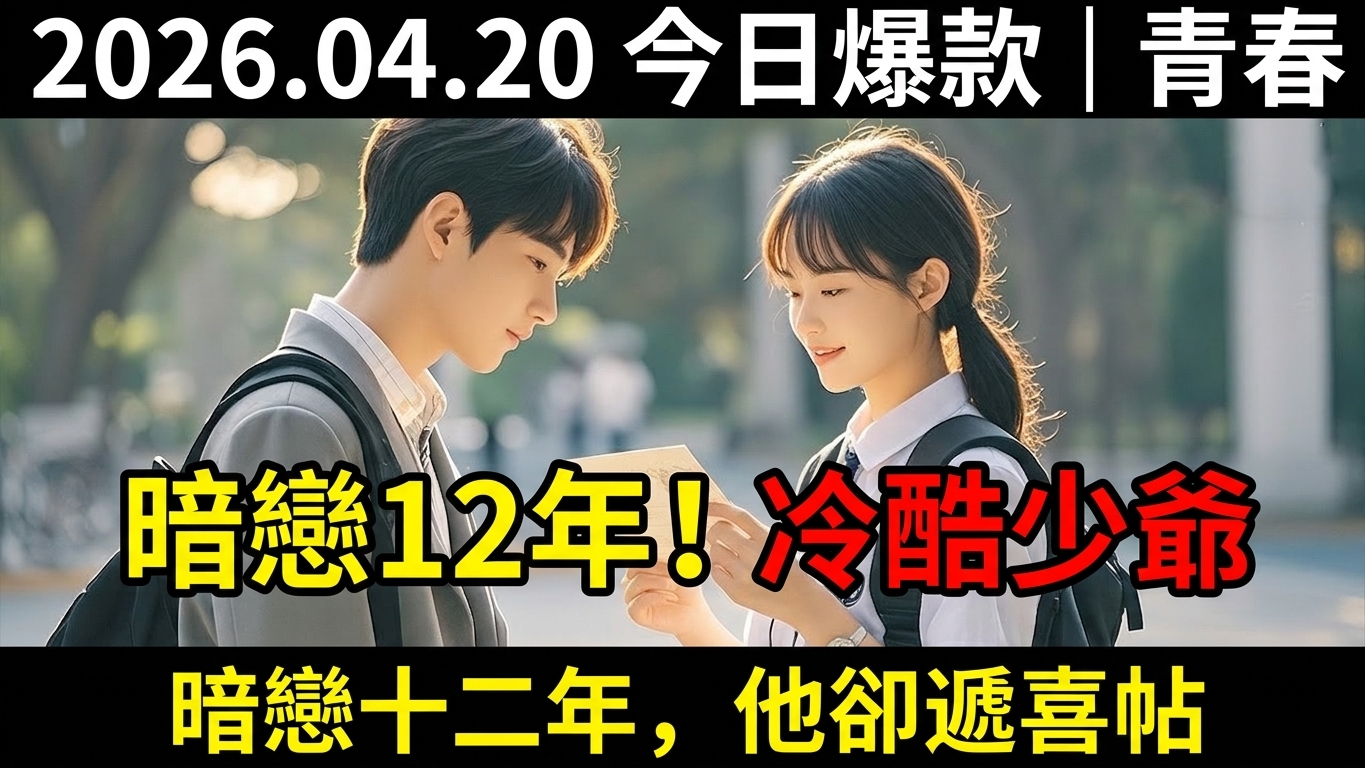 暗戀12年！高中同學京圈冷酷少爺親手遞喜帖，她心死離開，他卻慌了