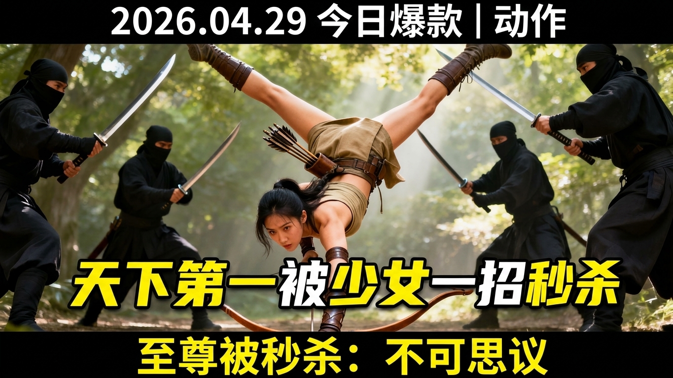 天下第一武林高手竟被柔弱少女一招秒杀！