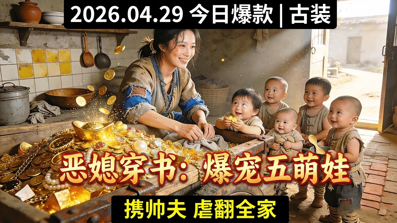 穿书成恶媳妇！五个萌娃乖到心化，老公帅能打，踢走吸血娘家过神仙日子