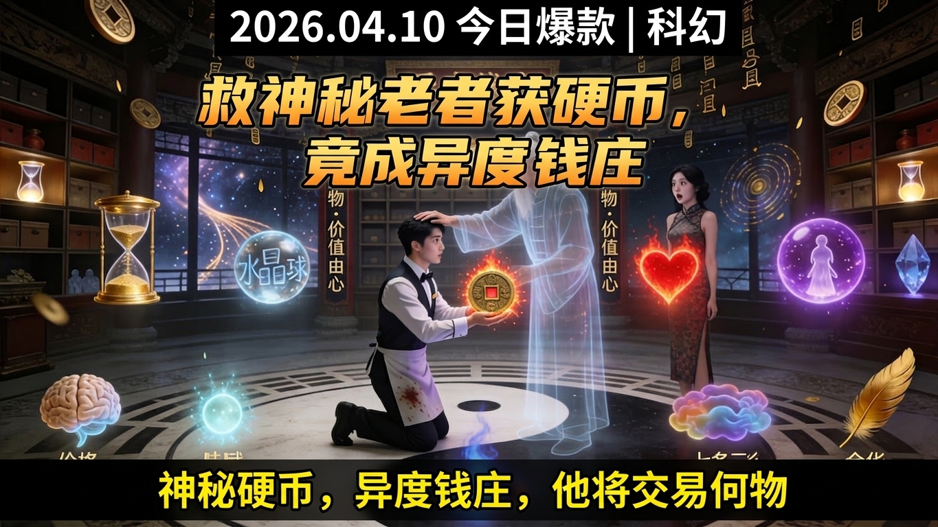 服务员救神秘老者获硬币，竟成异度钱庄新主！交易寿命记忆情感灵魂