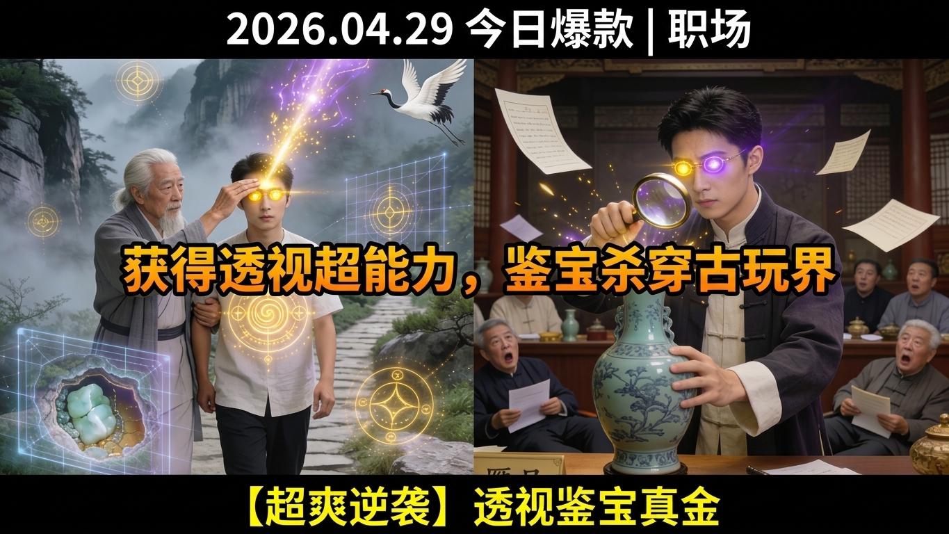 救仙人获透视眼超能力，鉴宝杀穿古玩界逆袭富豪，竟是豪门大少爷！
