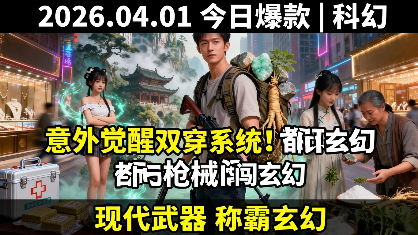 意外觉醒双穿系统！都市热武器闯玄幻，野山参翡翠暴富