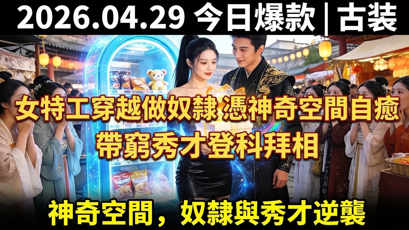 女特工穿越成奴隸憑神奇空間自愈帶窮秀才逆襲狀元揭開驚天身世