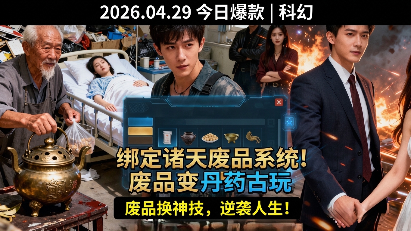 绑定诸天废品回收系统！废品变丹药古玩技能，太逆天了！