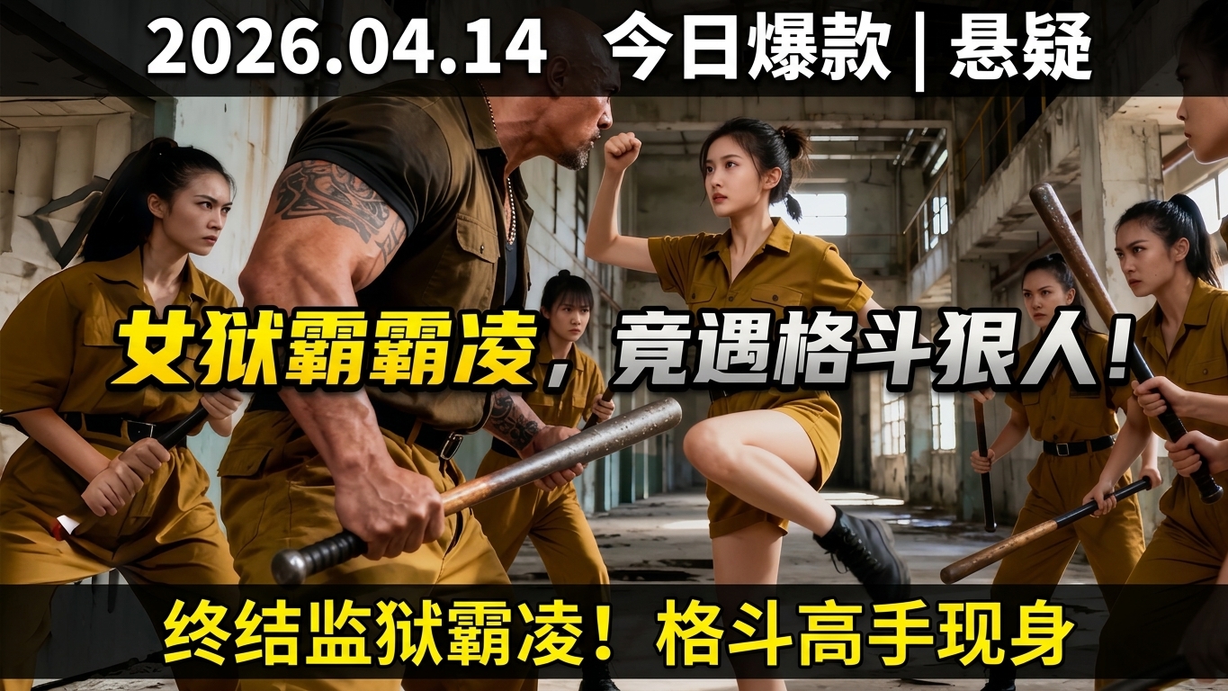 女狱霸欺负新女孩，没想到对方是格斗狠人！一拳打飞狱霸无人敢惹