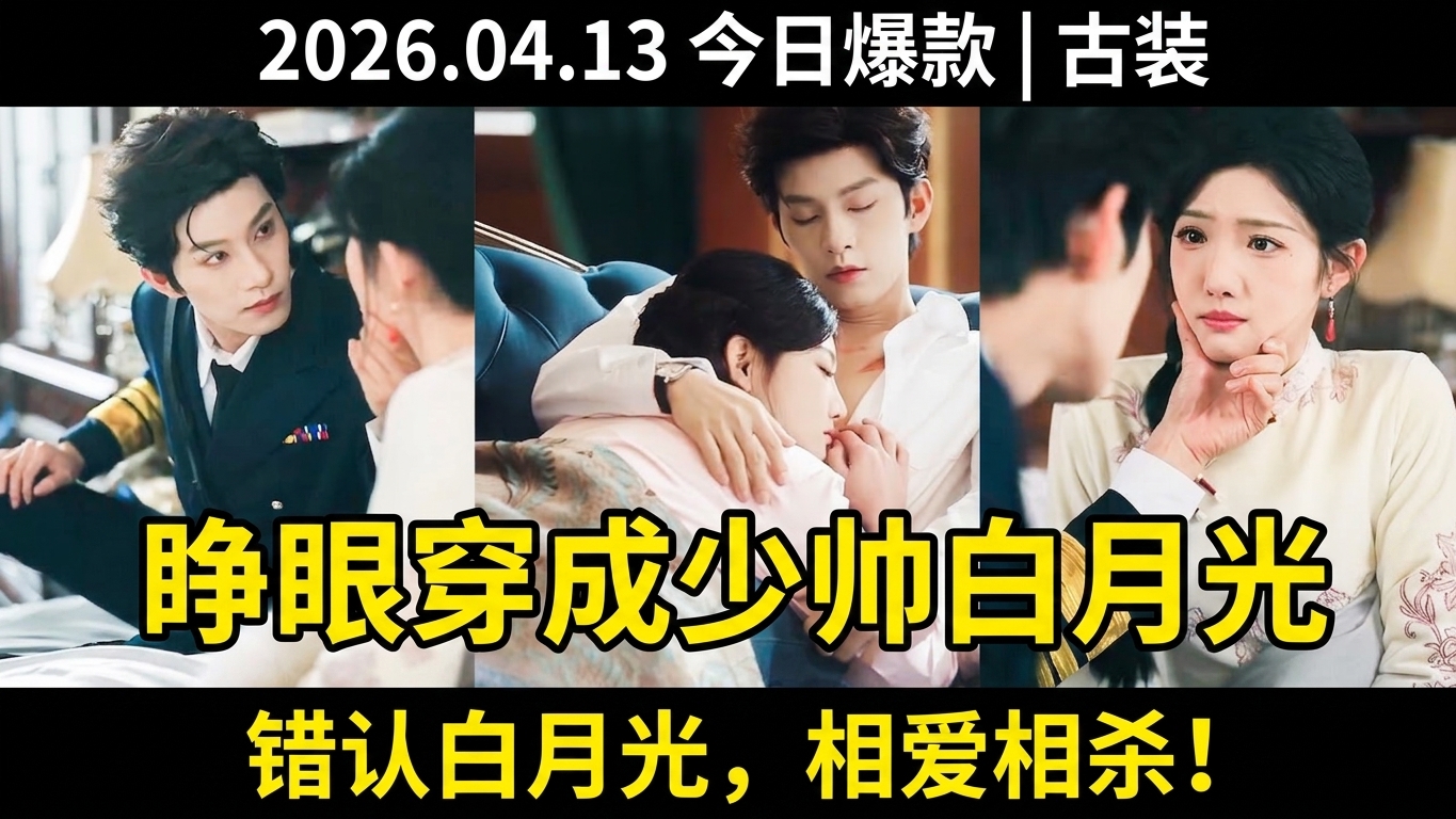 睁眼穿成少帅白月光，凭信物错认相爱不相识，反撩逃她追