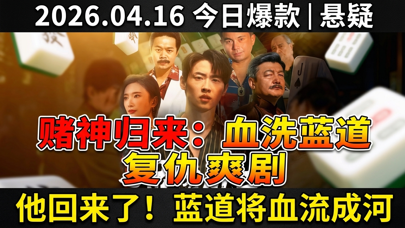 重生赌神归来：血洗蓝道，复仇爽剧